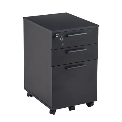 Filing Cabinet : Carry 3-Drawer Mobile Vertical File Cabinet