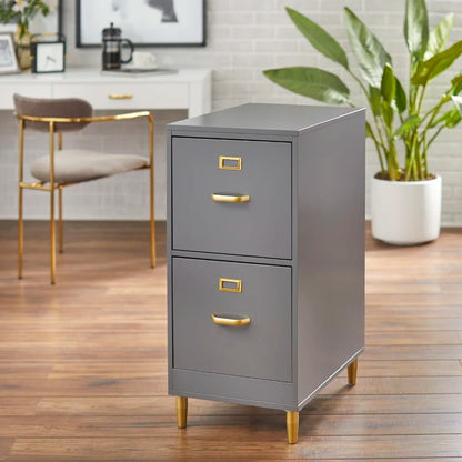 File Cabinets : DAN 2-Drawer Vertical Filing Cabinet