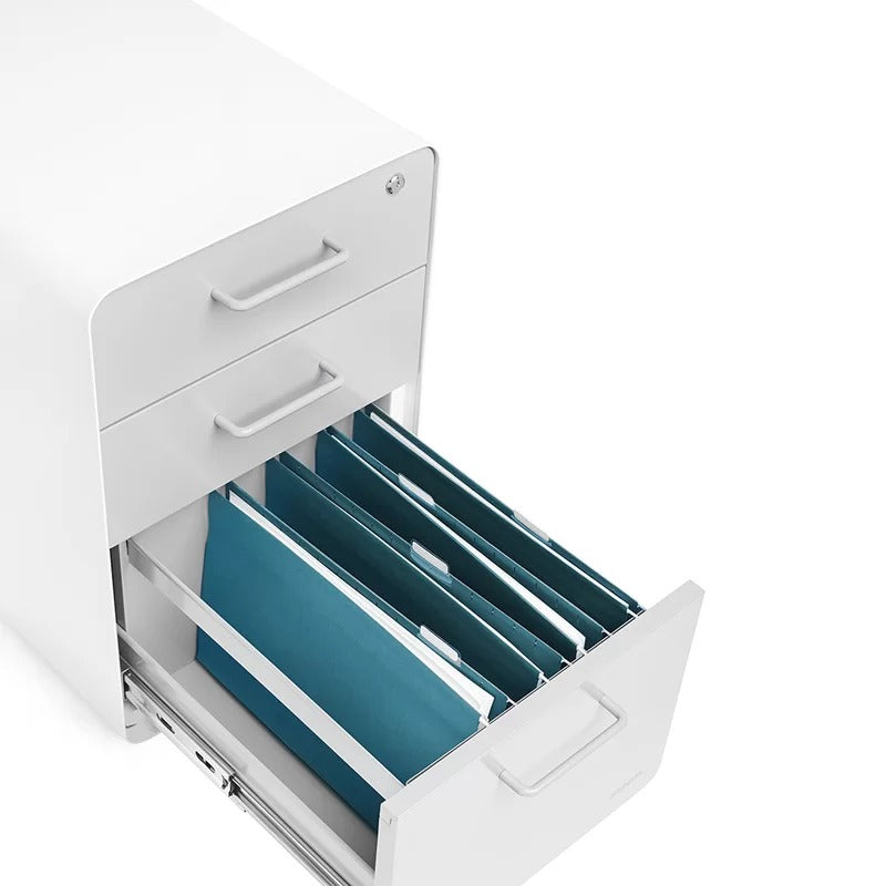 File Cabinets : Stow 15.75'' Wide 3 -Drawer Steel Vertical