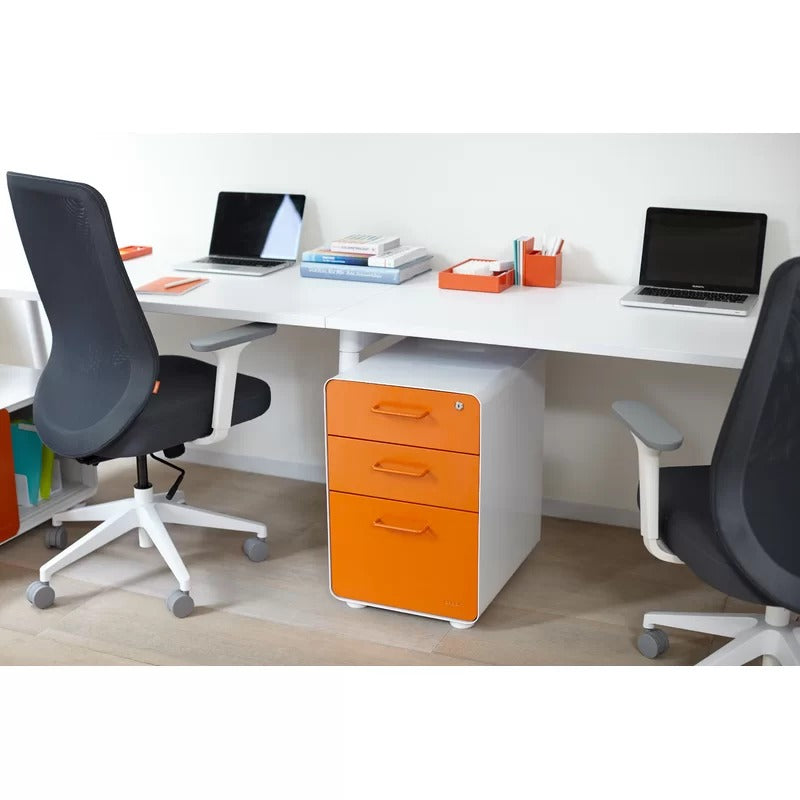 File Cabinets : Stow 15.75'' Wide 3 -Drawer Steel Vertical