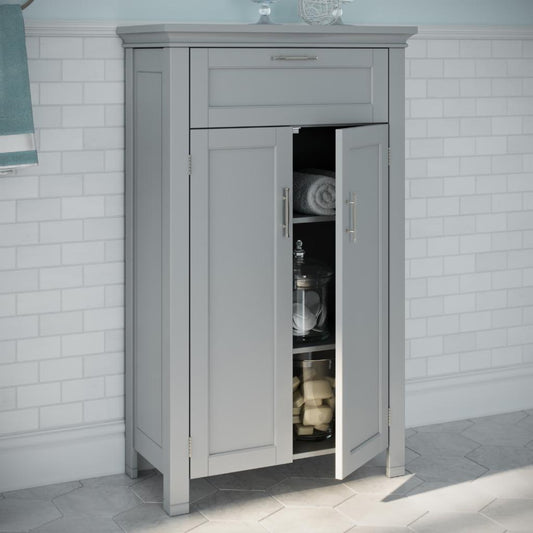 Floor Cabinets: 2 Door Bathroom Floor Cabinet