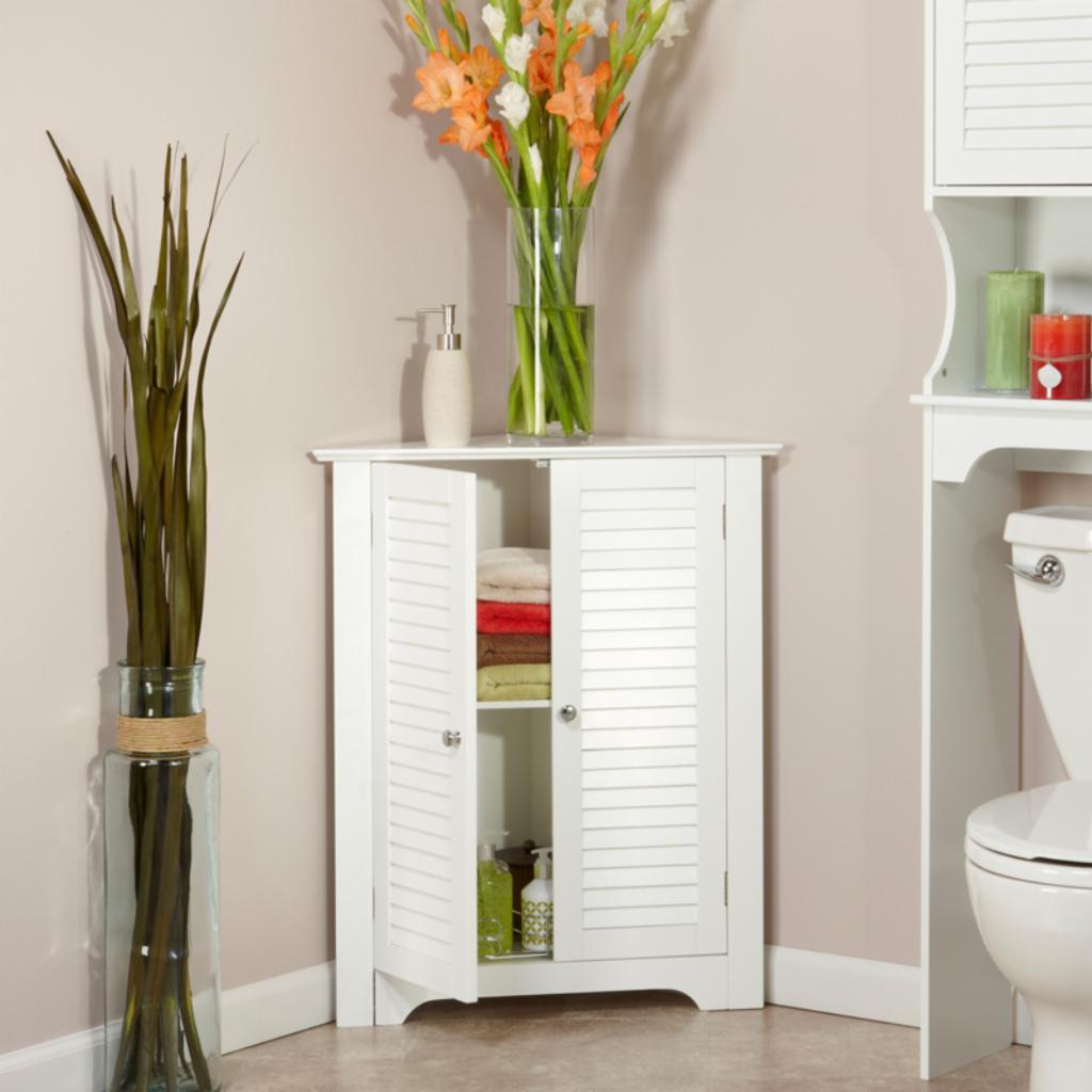 Floor Cabinets: 3-Shelf Corner Cabinet