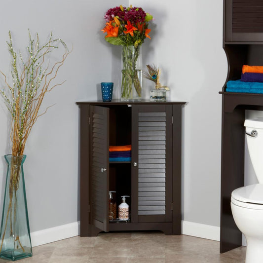Floor Cabinets: 3-Shelf Corner Cabinet