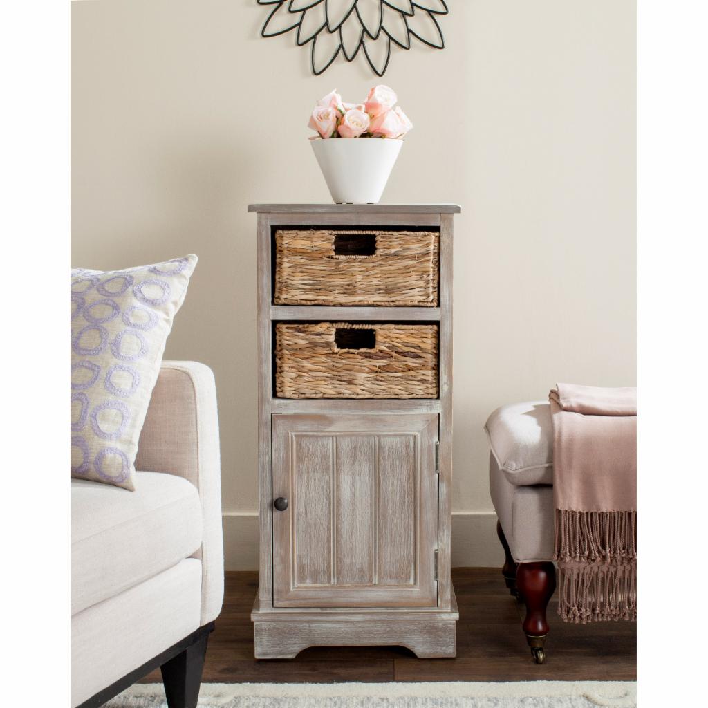 Floor Cabinets: Pine Wood Storage Cabinet