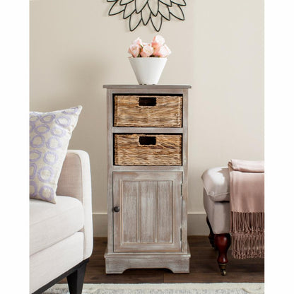 Floor Cabinets: Pine Wood Storage Cabinet