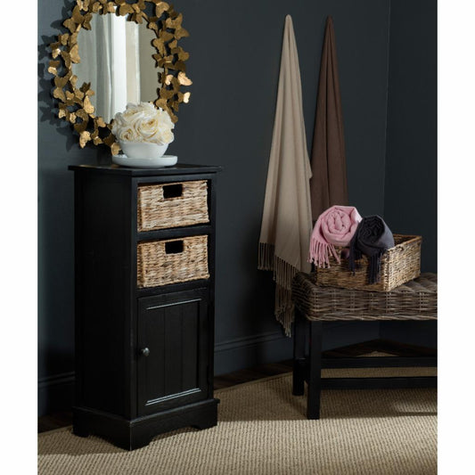 Floor Cabinets: Pine Wood Storage Cabinet