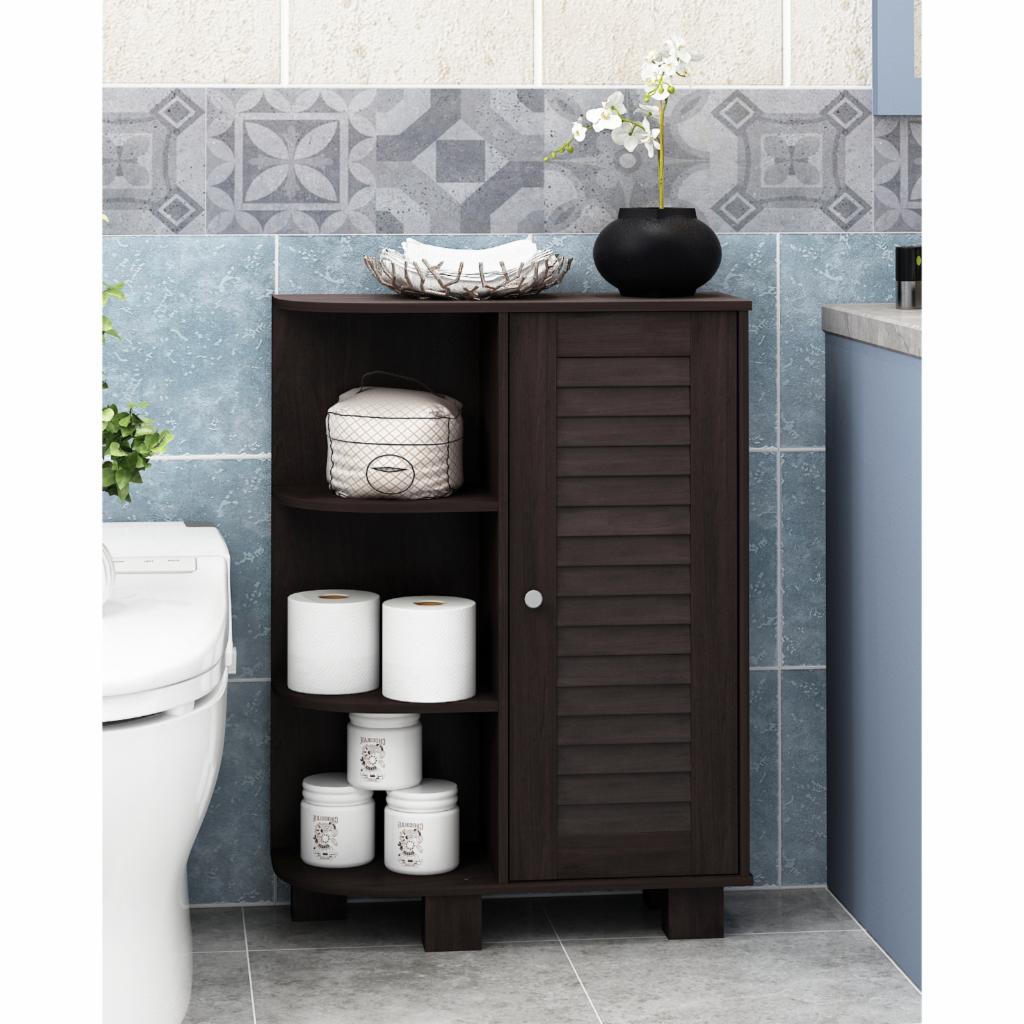 Floor Cabinets: Storage Shelf with Door Cabinet