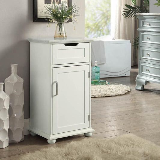 Floor Cabinets: White Bathroom Floor Cabinet