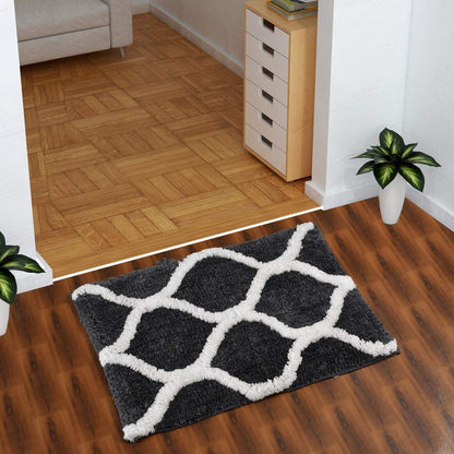 Floor Mats: Glorious Super Soft Microfiber Designer Anti Slip Bathmat