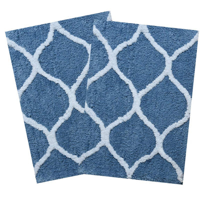 Floor Mats: Glorious Super Soft Microfiber Designer Anti Slip Bathmat