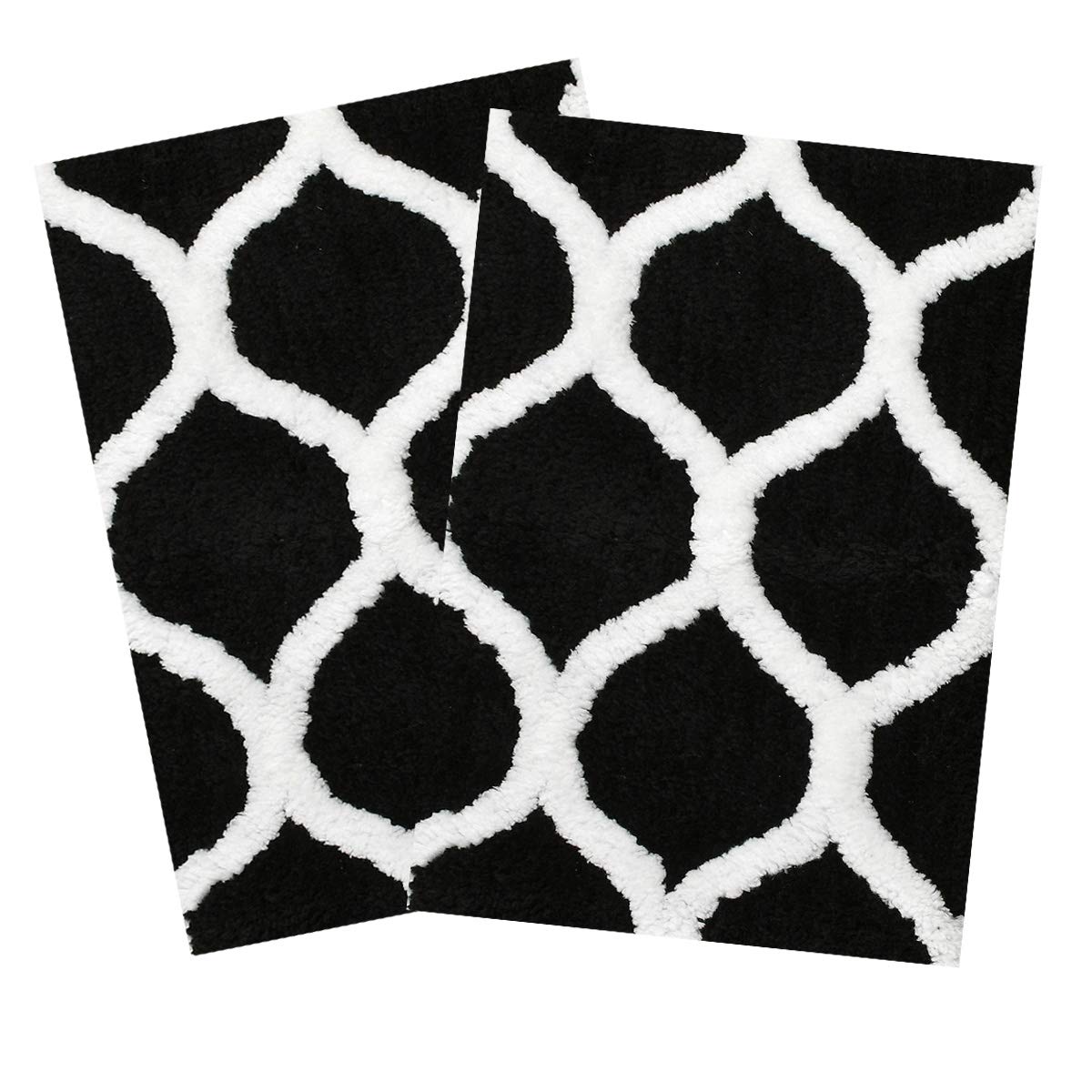 Floor Mats: Glorious Super Soft Microfiber Designer Anti Slip Bathmat