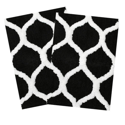 Floor Mats: Glorious Super Soft Microfiber Designer Anti Slip Bathmat