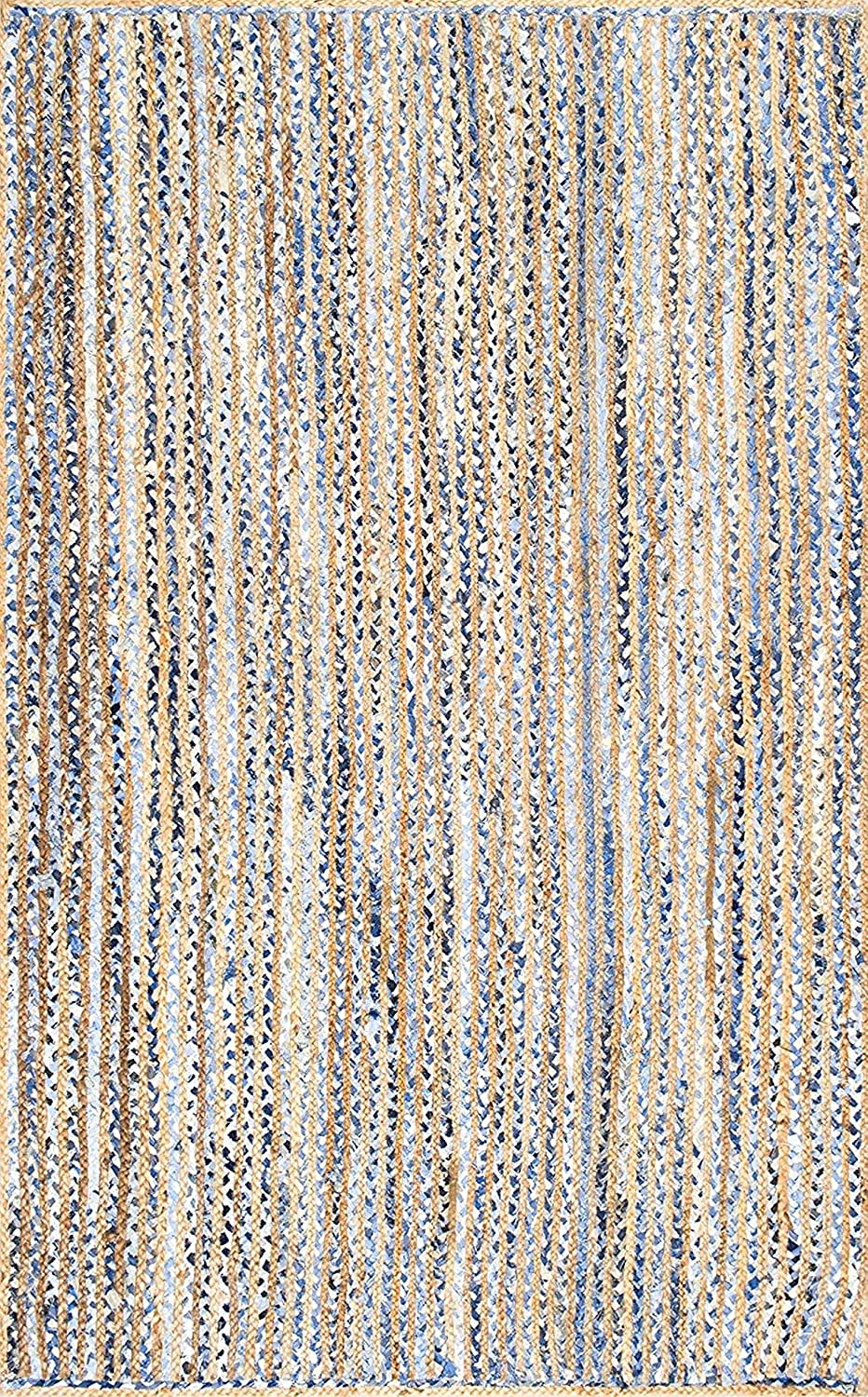 Floor Mats: Jute Braided Natural Carpets Hand Woven & Reversible for Living Room
