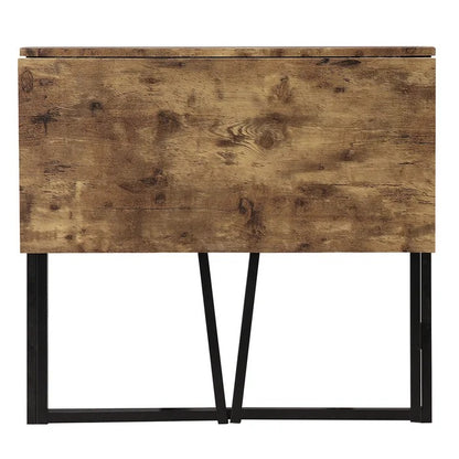 Folding Table: Computer Desk With Industrial Style Folding Study Table For Small Space Offices