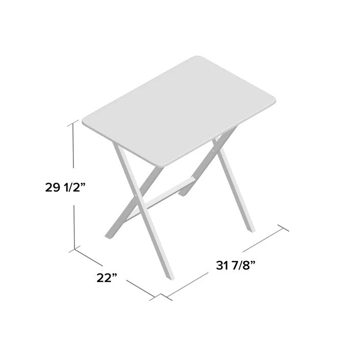 Folding Table: White Computer Desk, Folding Study Table