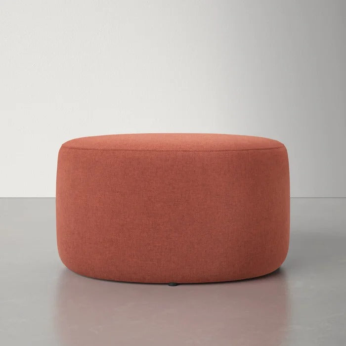 Foot Stool: 24'' Wide Round Cocktail Ottoman