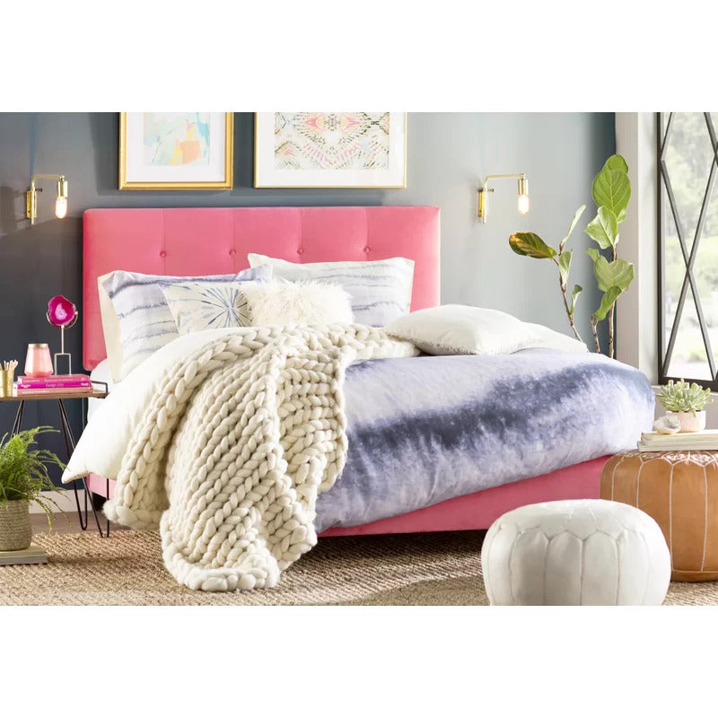 Foot Stool : Genuine Leather Round Pouf Ottoman