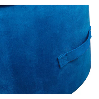 Foot Stool : Velvet Tufted Round Pouf Ottoman
