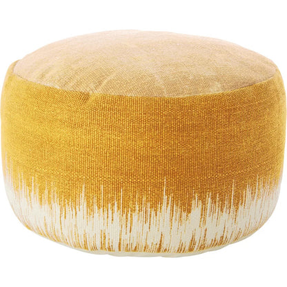 Foot Stool : Round Abstract Pouf Ottoman