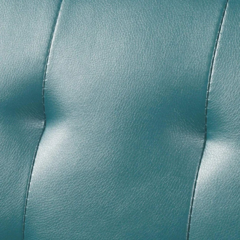 Futon: 66.2'' Wide Faux Leatherette Convertible Sofa-2