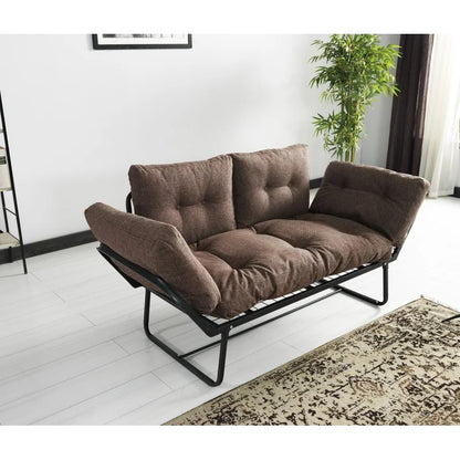 Futon: 66'' Wide  Convertible Sofa