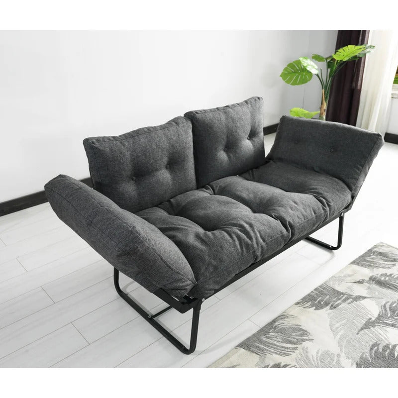 Futon: 66'' Wide  Convertible Sofa