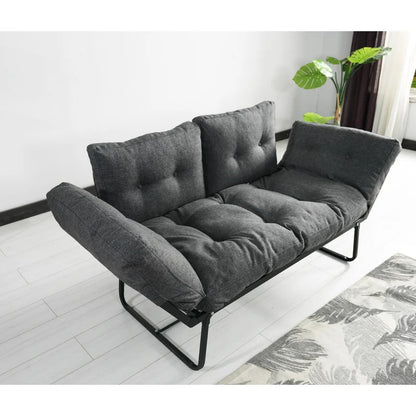 Futon: 66'' Wide  Convertible Sofa