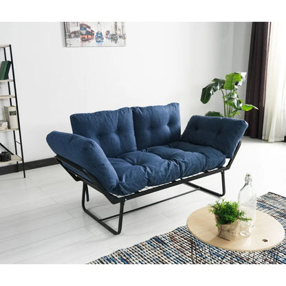 Futon: 66'' Wide  Convertible Sofa