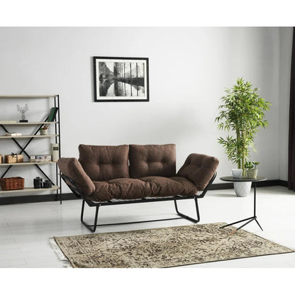 Futon: 66'' Wide  Convertible Sofa