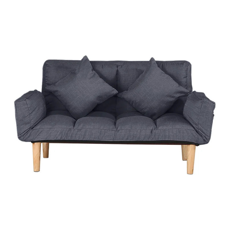Futon: 68.5'' Wide  Back Sofa