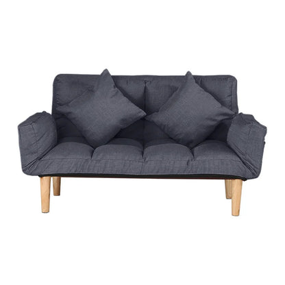 Futon: 68.5'' Wide  Back Sofa