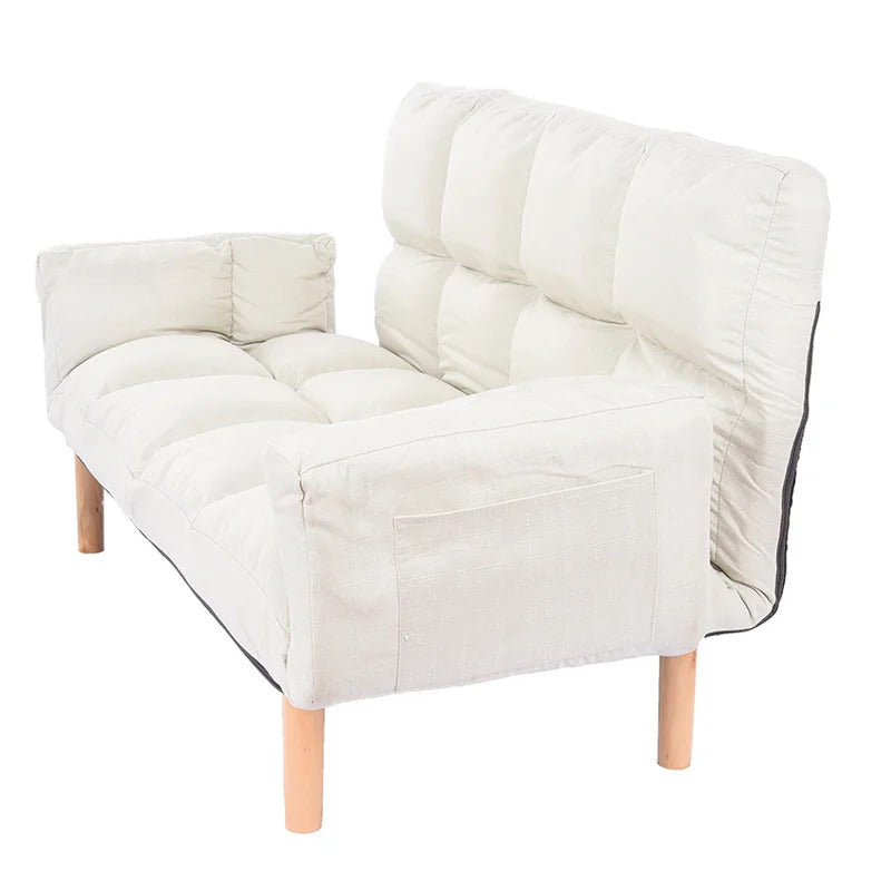 Futon: 68.5'' Wide  Back Sofa