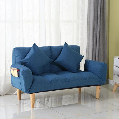 Futon: 68.5'' Wide  Back Sofa