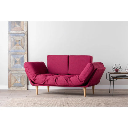 Futon: 72" Wide Back Convertible Sofa