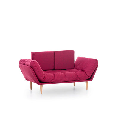 Futon: 72" Wide Back Convertible Sofa