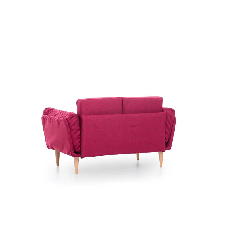 Futon: 72" Wide Back Convertible Sofa
