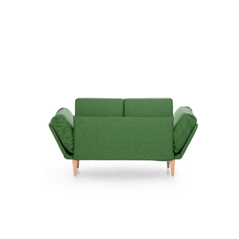 Futon: 72" Wide Back Convertible Sofa