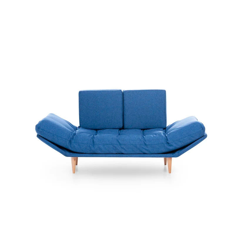 Futon: 72" Wide Back Convertible Sofa