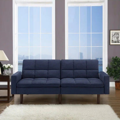Futon 77.56'' Square Arm Sofa