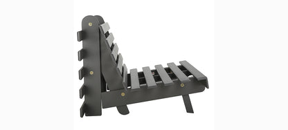  Futon: Blue Wooden Single Futon Sofa Cum Bed 