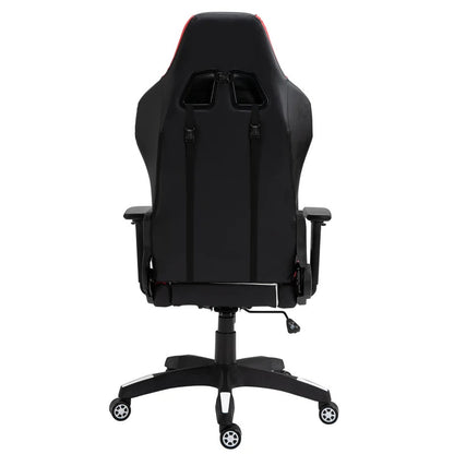 Gaming Chair: Adjustable Reclining  Faux Leatherette  Racing Game Chair