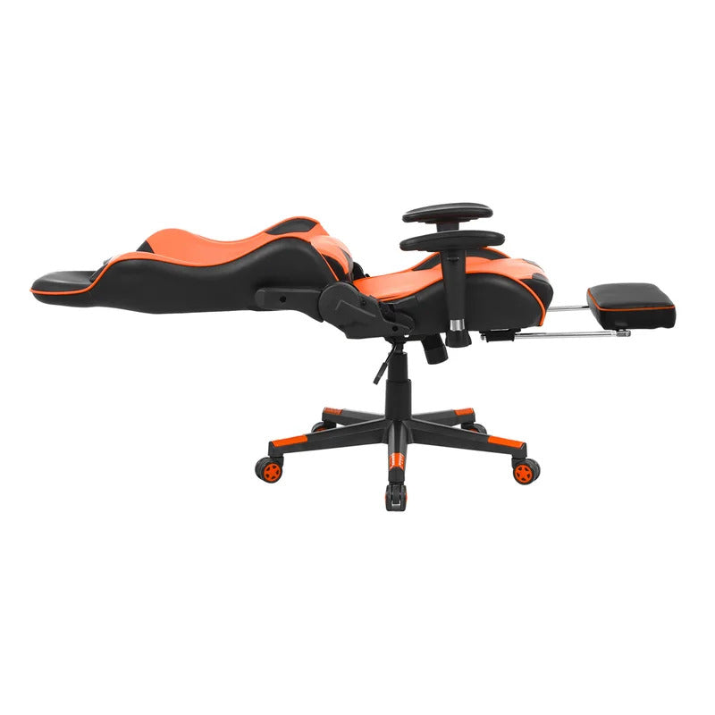 Gaming Chair: Adjustable Reclining PC & Racing Game Chair with Footrest
