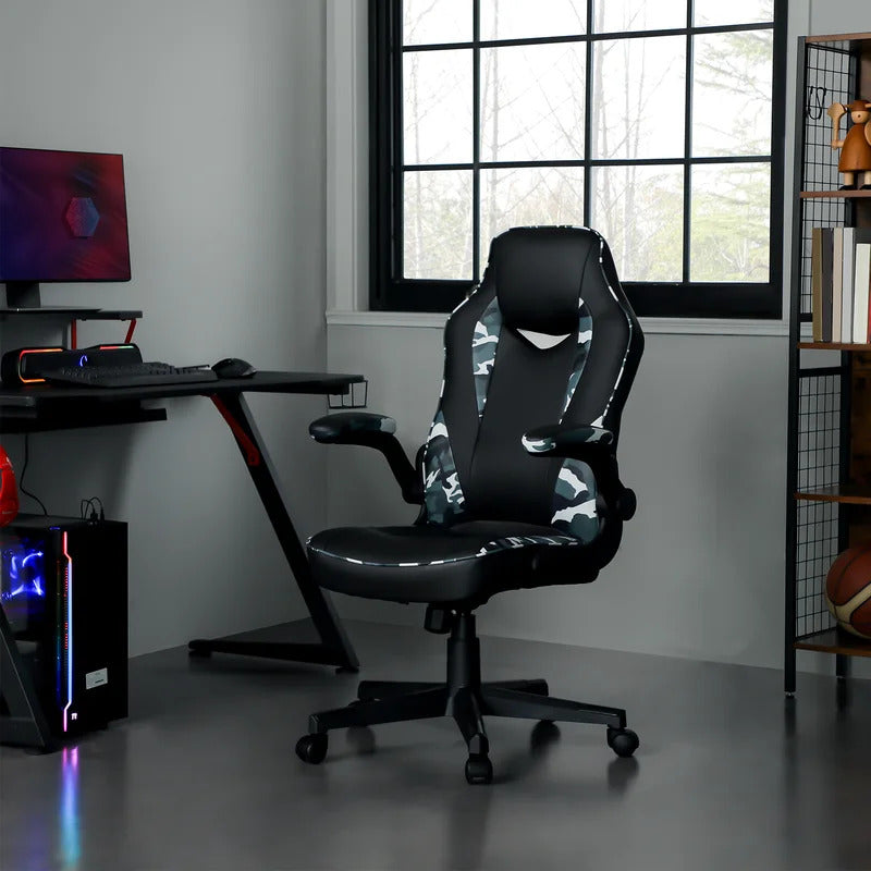 Gaming Chair: Classic Black PC and Racing Chair