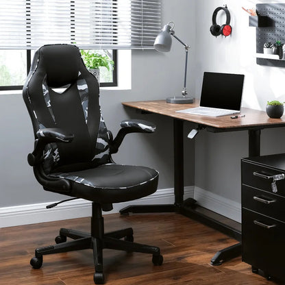 Gaming Chair: Classic Black PC and Racing Chair