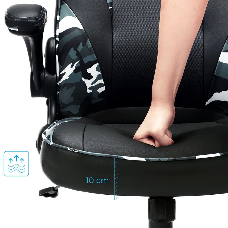 Gaming Chair: Classic Black PC and Racing Chair