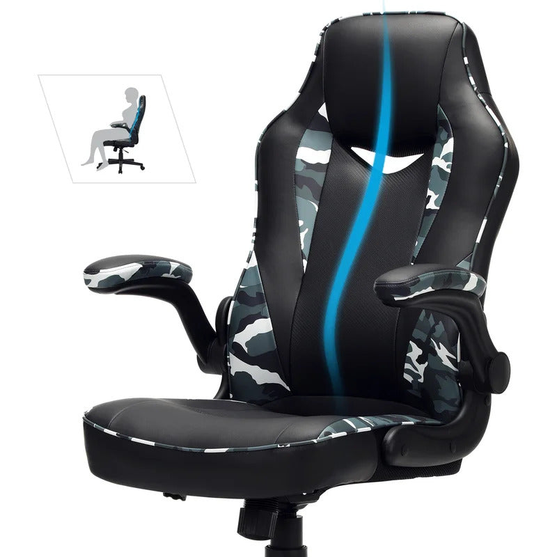Gaming Chair: Classic Black PC and Racing Chair