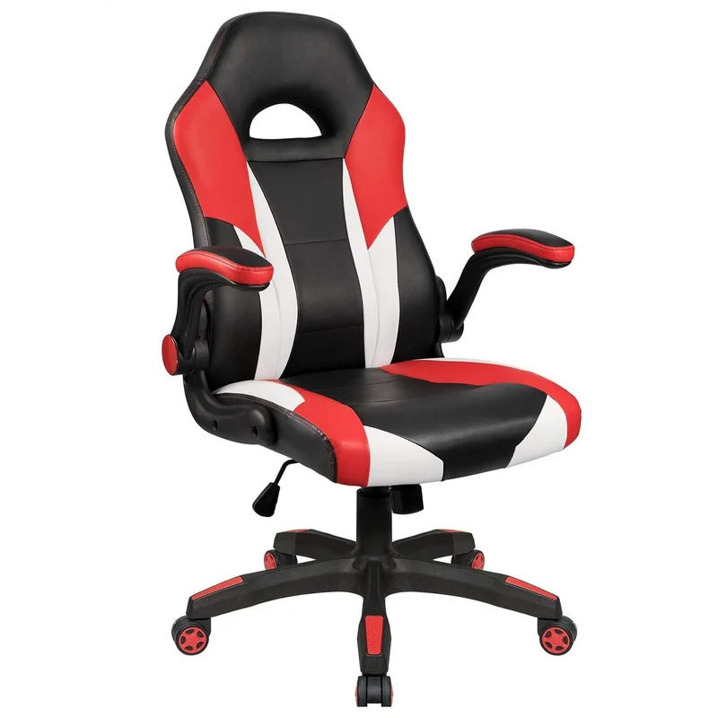 Gaming Chair: Faux Leatherette PC & Racing Game Chair