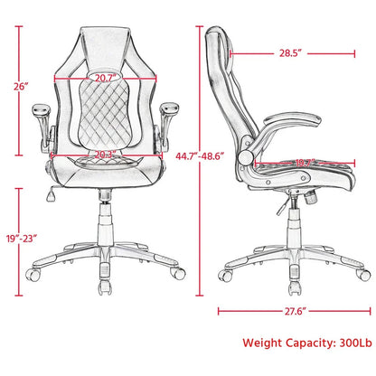 Gaming Chair: Modern Black Gaming Chair