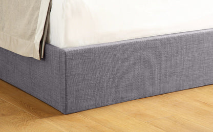 Double Bed: Kenle Fabric Double Hydraulic Bed