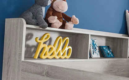 Bunk Bed: Midsleeper  Bunk Bed with Storage Single Bed